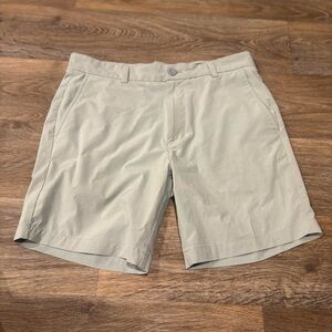 Vineyard Vines Performance Breaker Shorts 32 Grey Stretch Athletic Golf Casual